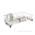 Kitchen Pull Out Wire Basket Iron Wire Hanging Metal Bowl and dish Basket Factory